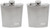 6oz Thatch Print | Set of 2 Classic Stainless Steel Pocket Hip Flasks