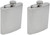 8oz Victorian Scroll | Set of 2 Classic Stainless Steel Pocket Hip Flasks