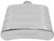 8oz Stripes | Set of 2 Classic Stainless Steel Pocket Hip Flasks