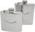 6oz Vintage Debossed | Set of 2 Classic Stainless Steel Pocket Hip Flasks