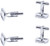 Silver Hollow | Set of 2 Silver Stainless Steel Alloy Shirt Cufflinks