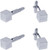 Cube | Set of 2 Silver Stainless Steel Alloy Shirt Cufflinks