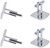 Strip | Set of 2 Silver Stainless Steel Alloy Shirt Cufflinks