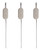 Satin Oblong | Set of 3 Tassel-Free Spine Metal Bookmarks