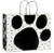 S7400 SET | Pooch's Paw | Recyclable Paper Shopping Bags with Tissue Paper