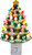 S8209 XMAS | Xmas Tree with Star | Festive Christmas Hand Painted Ceramic Night Light