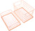 S8136 | Set of 2 Stackable 10" Metal Wire Storage Basket Bins With Handles