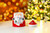 S8207 SANTA | "Holiday Calories Don't Count" | Christmas Themed Winter Holiday Ceramic Cookie Jar