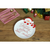 Holiday Calories Don't Count Christmas Snowman 10" Ceramic Accent Plate Set of 2