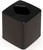 Made in USA Plastic Cube Tissue Box Cover with Semi Gloss Finish (Black)
