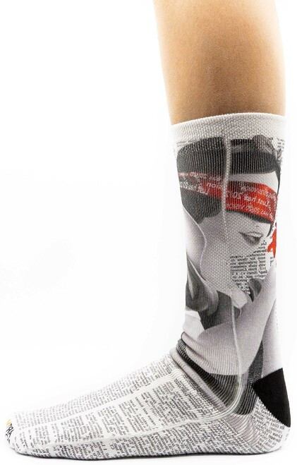 MADE IN USA Wearable Art Snow White Unisex Crew Socks (One Size Fits Most 612)