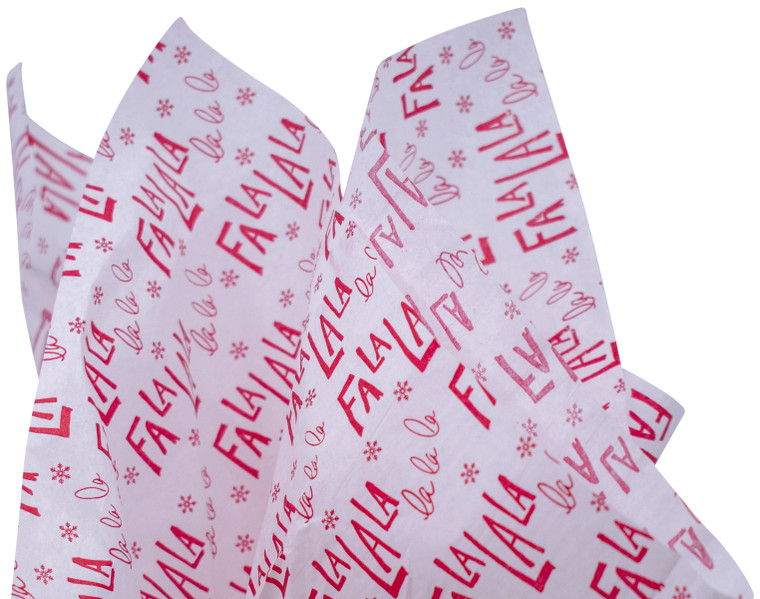 Made in USA 50 Sheet Christmas Print Gift Tissue Paper Pack, 20" X 30"