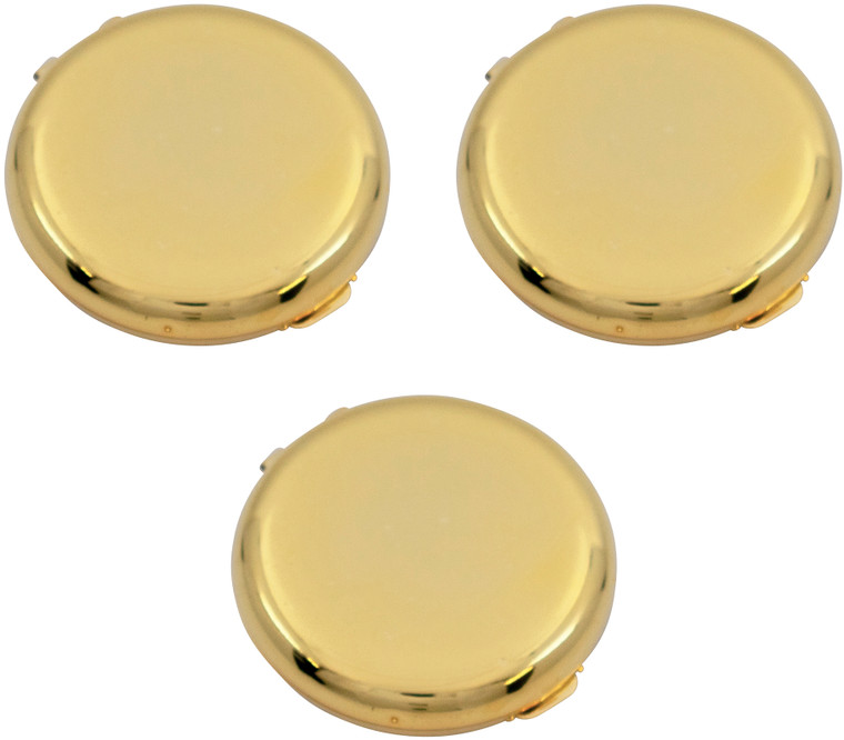 Round Compact Mirror | Set of 3 Double Sided With Reflective Finish