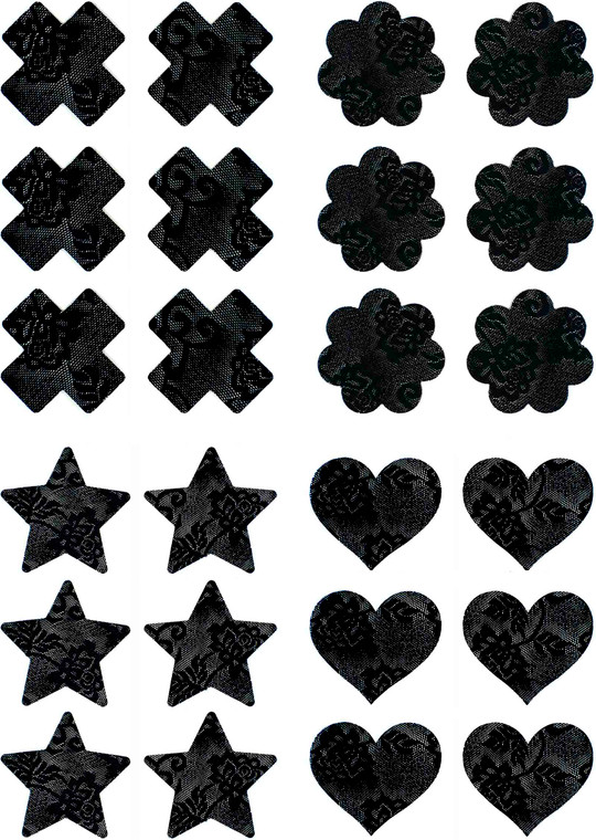 12 pairs of Disposable Nipple Cover Pasties