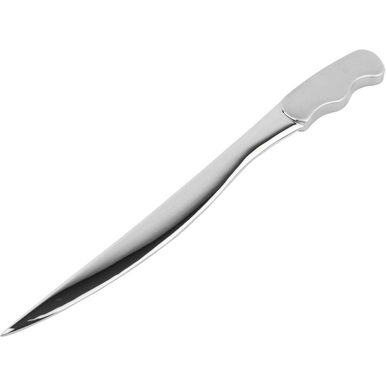 Polished Silver Sword Finish |  Vintage 6" Easyglide Letter Envelope Opener