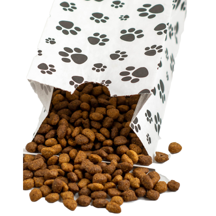 S7185 PAW | 50 Pack Party Favor Treat Paper Lunch Bags | Made in USA