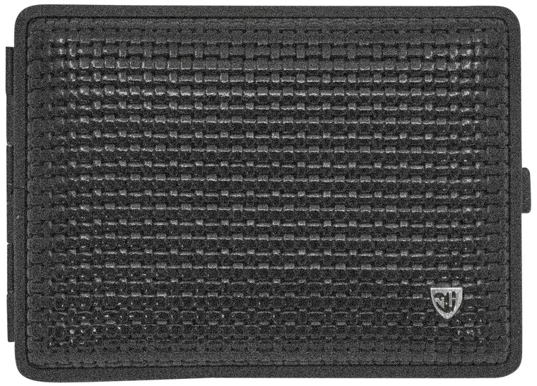 S8238 BLACK - Braided Leather German Cigarette Case