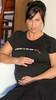 *New* Black 2 Chix Maternity Casual Graphic  "Pregnant Is The New Sexy" Tee ( Size - Small)