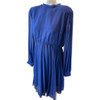 Blue ASOS Design Pleated Maternity Dress (Gently Used - Size 12 USA)