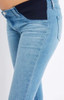 Light Wash Blue J Brand Maternity Skinny Jeans (Gently Used - Size 27 Altered Inseam)