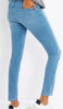 Light Wash Blue J Brand Maternity Skinny Jeans (Gently Used - Size 27 Altered Inseam)