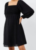*New* Black A Pea in the Pod Smocked Babydoll Maternity Dres (Size Medium)
