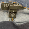 Indigo Blue Light Blue Distressed Half Belly Maternity Skinny Jeans | Gently Used - Size Small