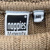 Tan Beige Noppies Maternity Cowl Neck Heavy Sweater (Like New - Size Medium/Large)
