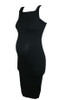Black Asos Maternity Open Back Dress (Like New - Size 2)