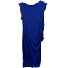 *New* Royal Blue A Pea In The Pod Maternity Ruched Side High Scoop Neck Embellished Sleeve Maternity Special Occasion Dress