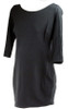 *New* Black Lavish by Heidi Klum for A Pea in the Pod Collection Maternity with Sparkle Design Tuxedo Line Tunic Top (Size Large) 
