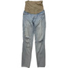 LED Luxe Essentials Light Blue Denim Distressed Skinny Maternity Jeans (Gently Used - Size 26)