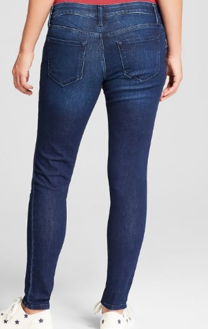 Dark Wash High-Rise Under Belly Skinny Maternity Jeans - Isabel Maternity  by Ingrid & Isabel for Target (Gently Used - Size 4)