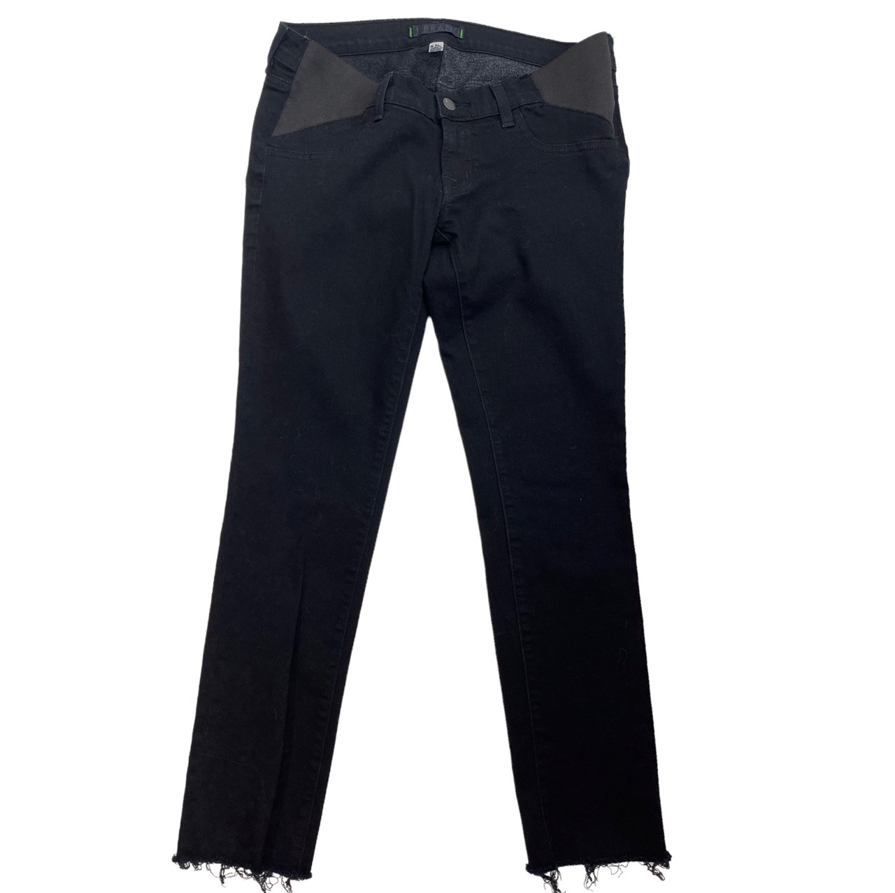 Black J Brand Mama J Boot Cut Maternity Jeans Raw Hem (Gently Used - Size  29)