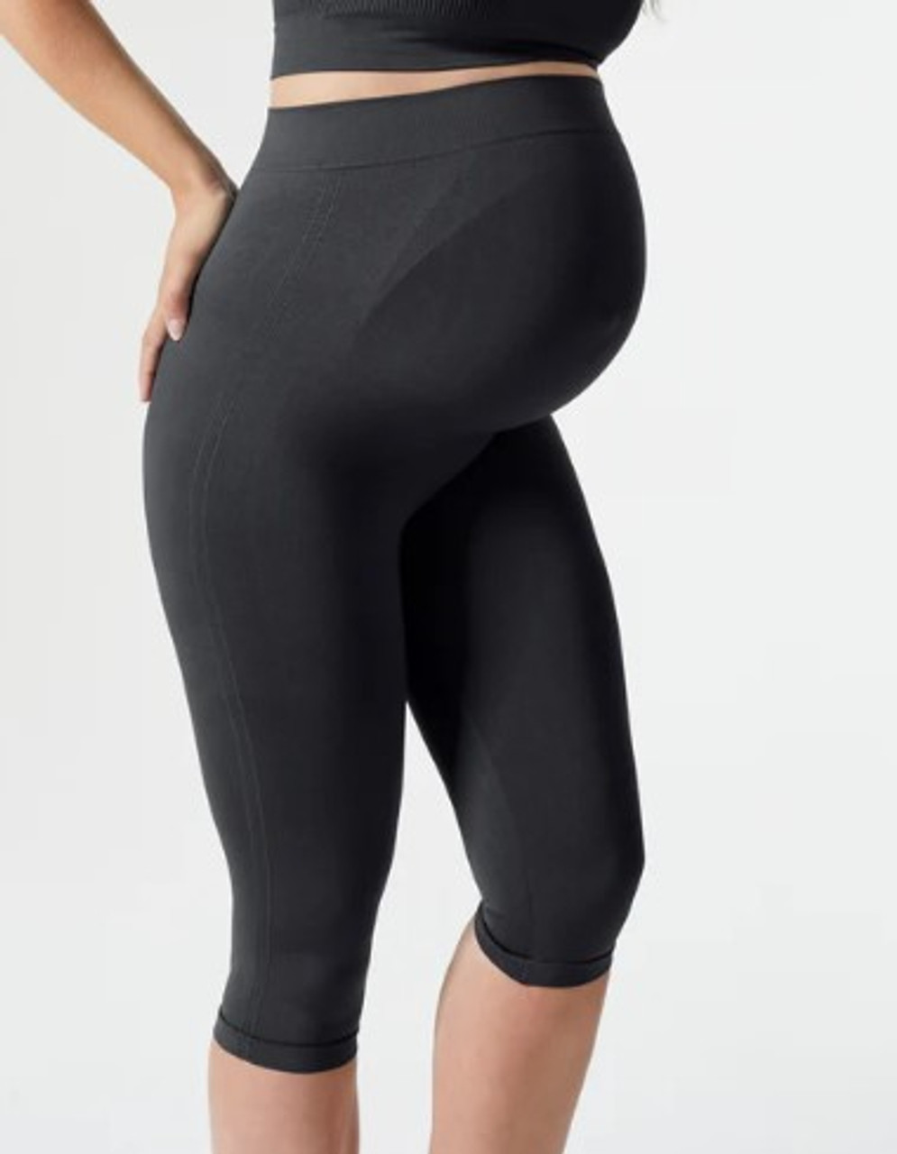  BLANQI Maternity Leggings, Over The Belly Pregnancy Tights,  Moderate Support (Small) Black : Clothing, Shoes & Jewelry
