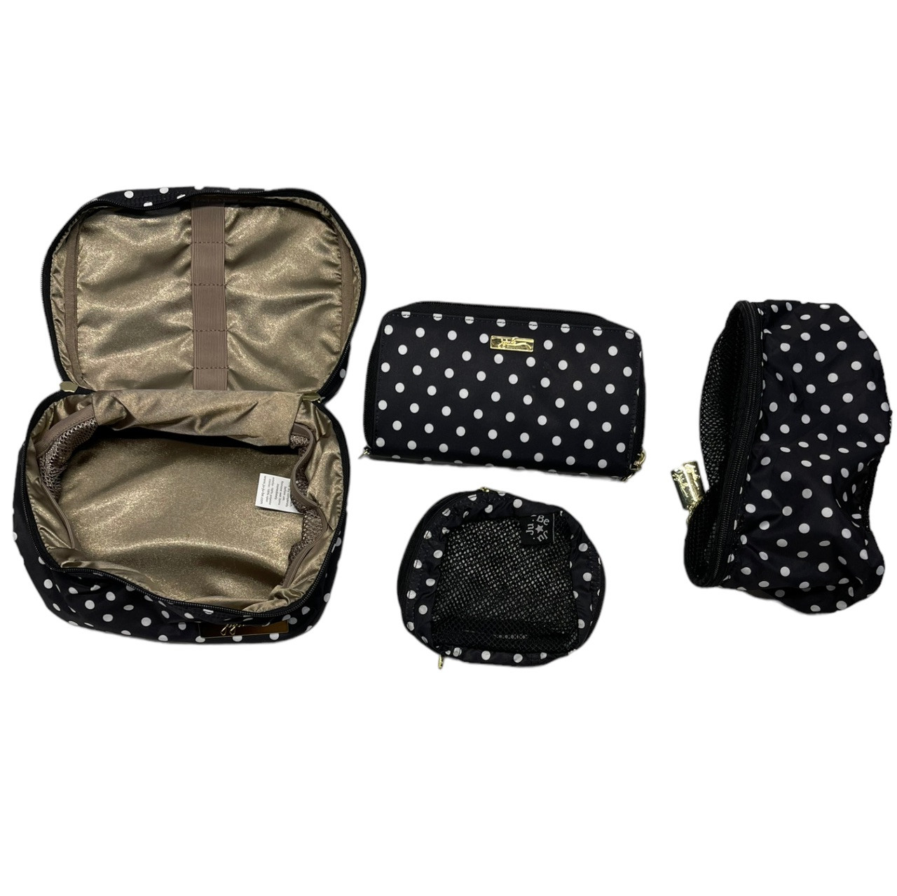 JuJuBe Black Polka Dot The Duchess Diaper Bag Accessories: Wallet