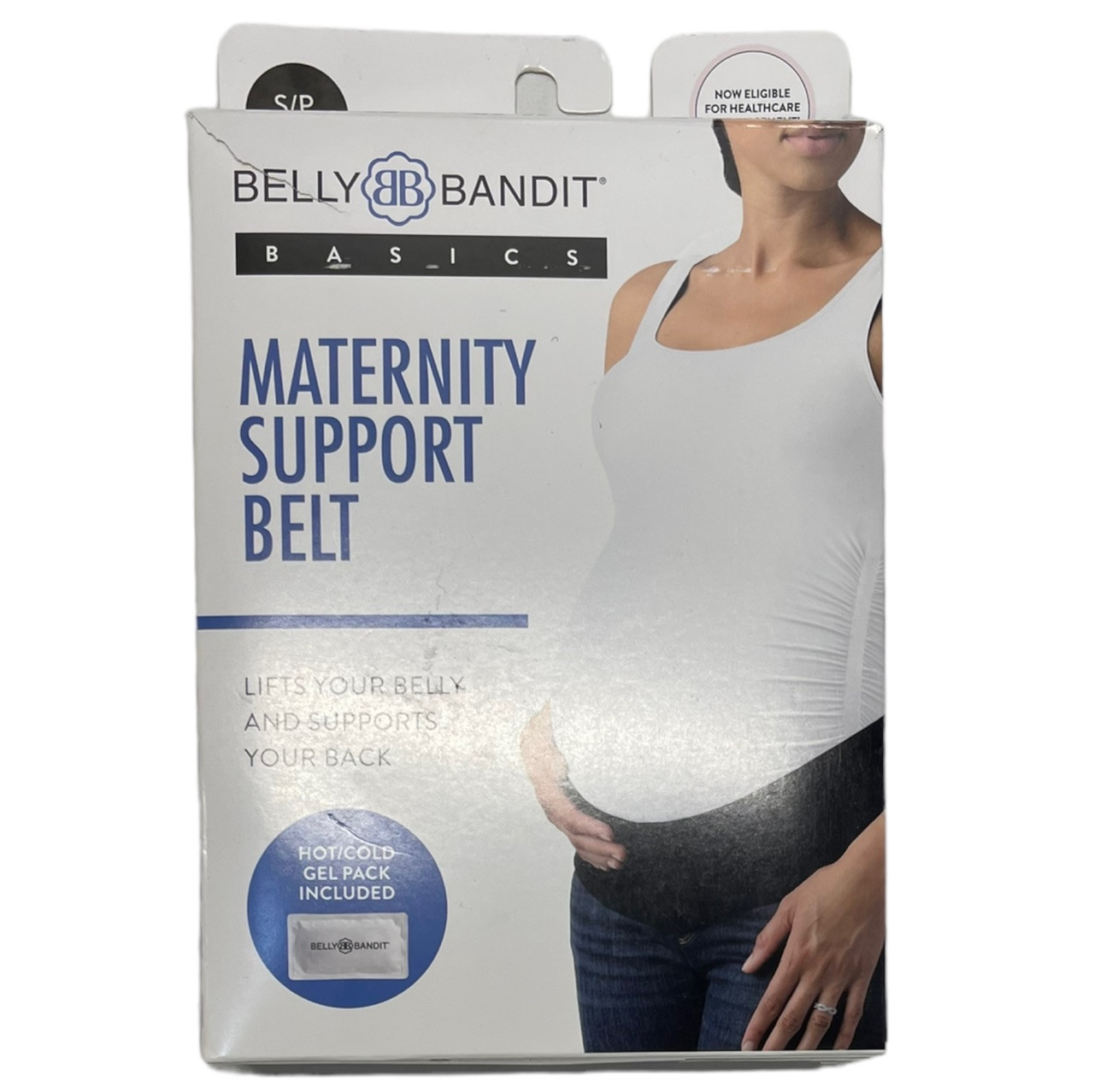 Belly Bandit Maternity Support Belt in Black with Hot Cold Gel Pack |  Gently Used - Size Small