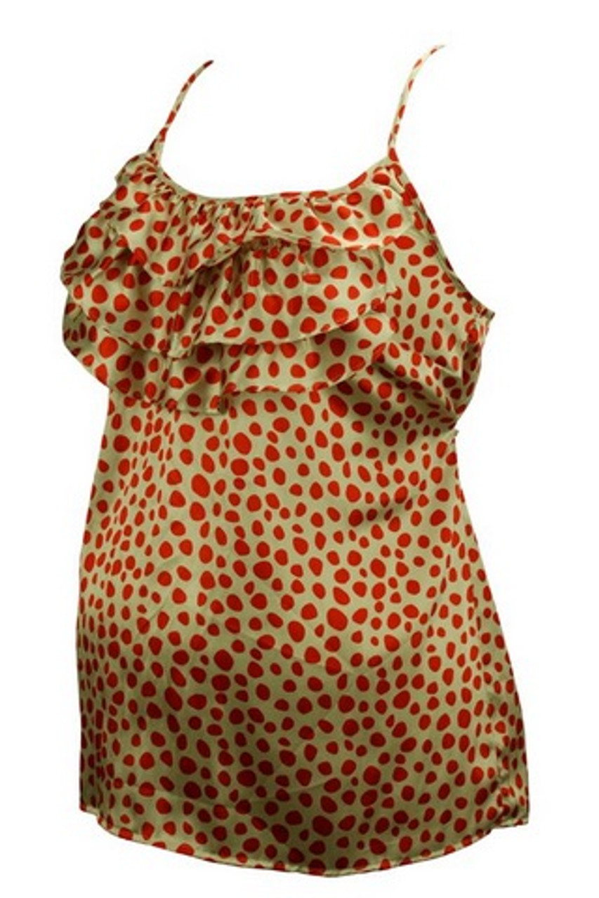 Polk-a-dot Motherhood Maternity Camisole (Gently Used - Size Small) -  Motherhood Closet - Maternity Consignment