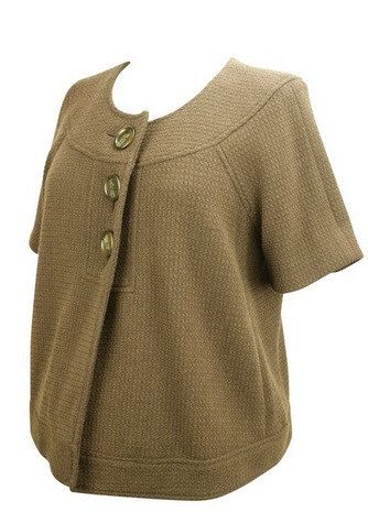 New* Brown Liz Lange Maternity 3/4 