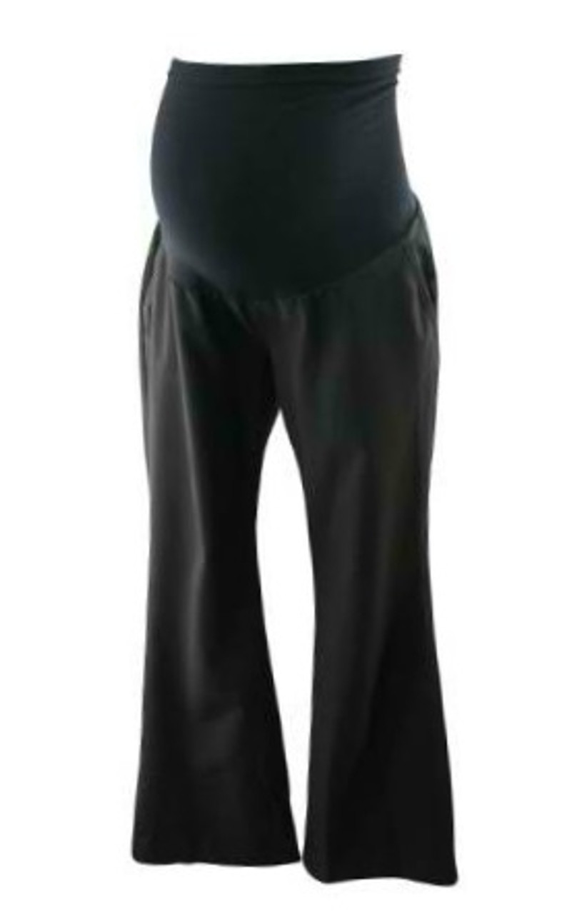 Black A Pea in the Pod Maternity Full Panel Pants (Gently Used - Size Large)