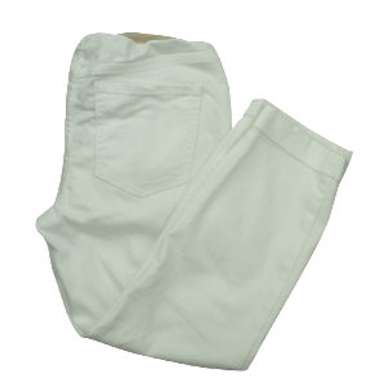 White Old Navy Maternity Cropped Maternity Pants (Like New - Size 1R)