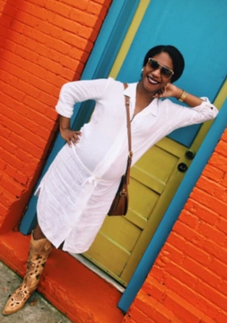Simply Chalpal Shares Her Designer Maternity Clothesline Club Looks