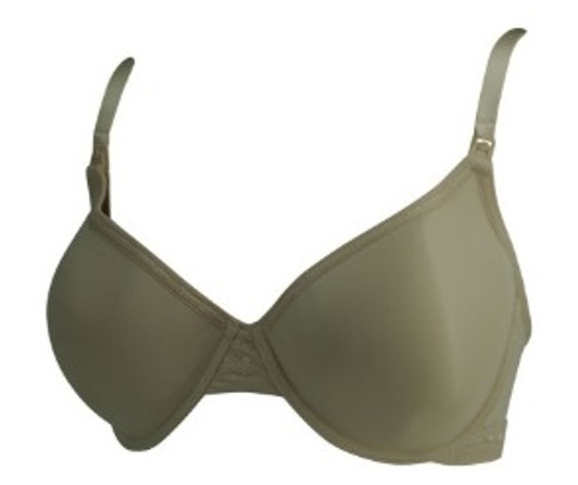 Lot of 2 Jessica Simpson Maternity Full Coverage Clip Down Nursing Bras in Black and Beige (Gently Used - Size 36E)