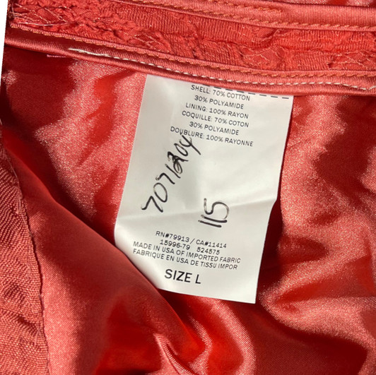 *New* Coral A Pea in the Pod Maternity Lace Maternity Strapless Cocktail Dress (Size Large) *New* Coral A Pea in the Pod Maternity Lace Maternity Strapless Cocktail Dress (Size Large)