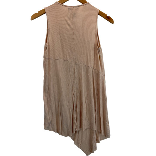 *New* Peach Orange A Pea in the Pod Maternity Casual Layered Maternity Tank Top (Size Small)