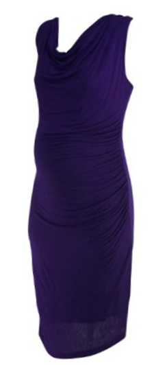 *New* Eggplant Drew for A Pea in the Pod Collection Ruched Casual Cowl Neck Maternity Dress (Size Large) *New* Eggplant Drew for A Pea in the Pod Collection Ruched Casual Cowl Neck Maternity Dress (Size Large)