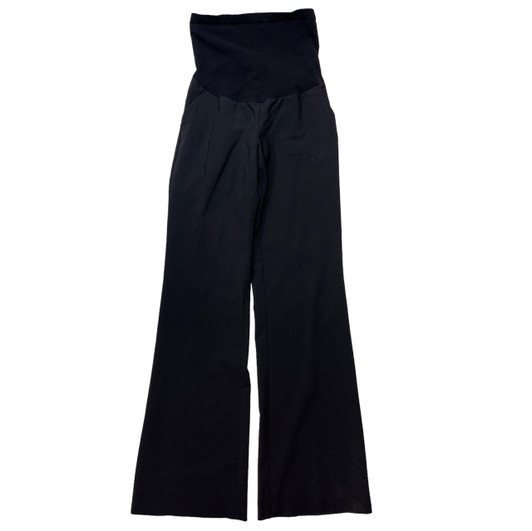 Black Full Panel A Pea in the Pod Maternity Straight Leg Maternity Pants (Gently Used - Size X-Small)