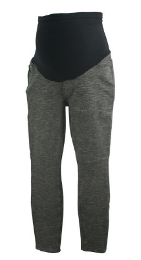 Marled Charcoal Full Panel 7 For All Mankind for A Pea in the Pod Maternity Collection Career Pants (Like New - Size 28)