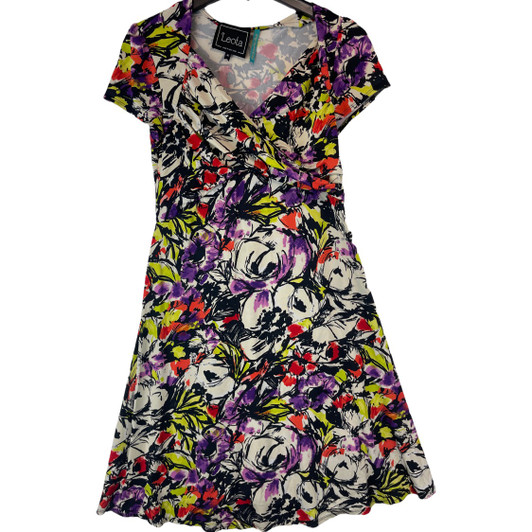 Multicolored Leota Birds and The Bees A-Line Maternity Dress (Like New - Size Medium)
