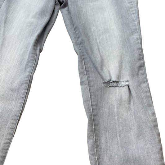 Gray Distressed Full Panel Maternity Jeans by Indigo Blue Maternity (Gently Used - Small)